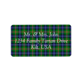 Jones Tartan Label