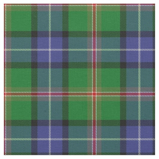 Jones Tartan Print Stof (Close Up)