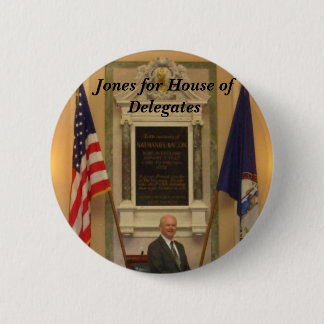 Jones voor het Huis van Afgevaardigden Ronde Button 5,7 Cm