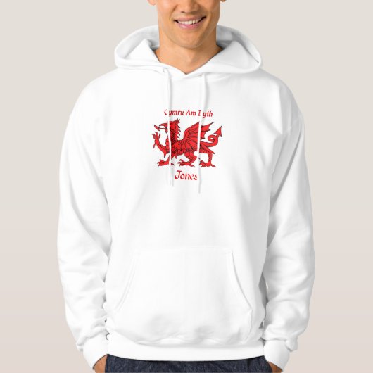 Jones Welsh Dragon Hoodie (Voorkant)