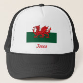 Jones Welsh Flag Trucker Pet (Voorkant)