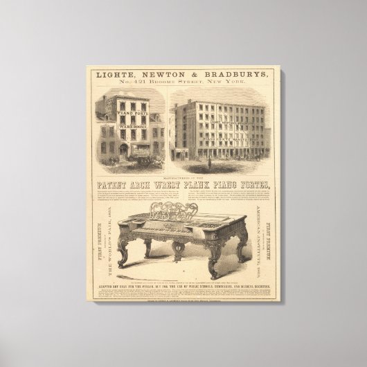 Jones, White en McCurdy's Dental Depots Canvas Afdruk (Voorkant)