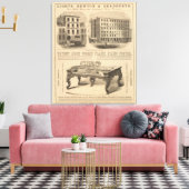 Jones, White en McCurdy's Dental Depots Canvas Afdruk (Insitu (Woonkamer))