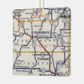 Jonesboro AR Keramisch Ornament (Links)