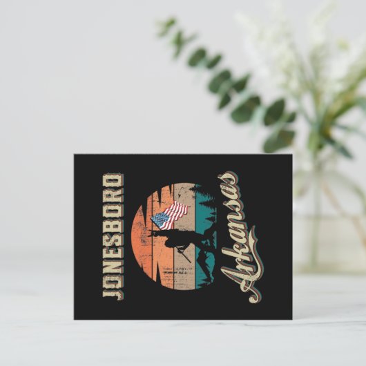 Jonesboro Arkansas Briefkaart (Staand voorkant)