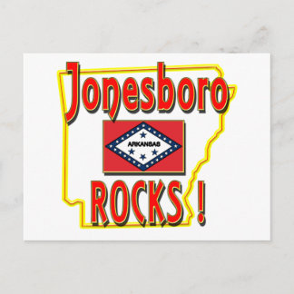 Jonesboro Rocks. (Rood) Briefkaart