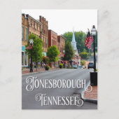 Jonesborough, Tennessee Main Street Briefkaart (Voorkant)
