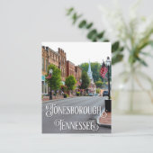 Jonesborough, Tennessee Main Street Briefkaart (Staand voorkant)