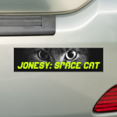 Jonesy: Ruimtekat Bumpersticker (Op auto)
