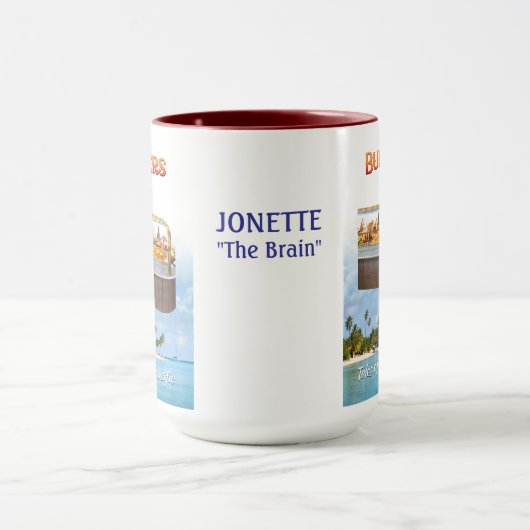 Jonette "The Brain" Buffaneers Piratenontwerp Mok (Midden)