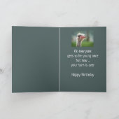 Jong, als je je bekommert om Ostrich Kaart (Binnen)