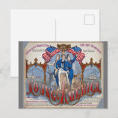 Jong Amerika Clipper Zeilschip Briefkaart (Voorkant / Achterkant)