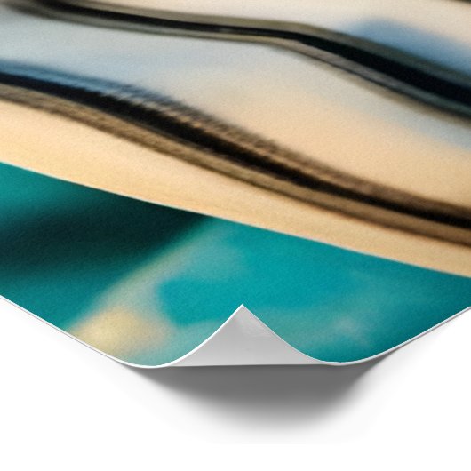 jong, arm, bruin meisje uit Noord-Afrika Poster (Hoek)