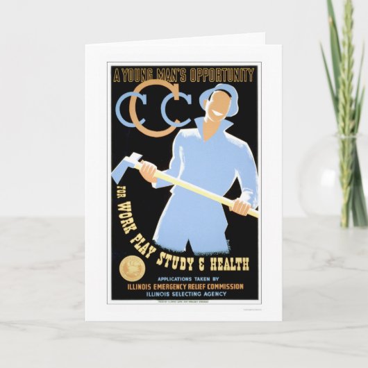 Jong bemant Kans 1941 WPA Kaart (Voorkant)