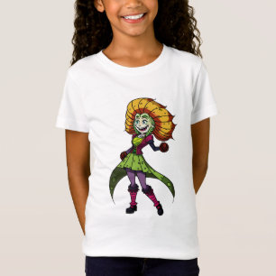 jong bloem Meisje AI Art T-shirt