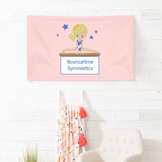 Jong Blond Gymnast Academy School Class Custom Spandoek (Insitu)