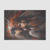 Jong Brave & Adelaar hoofdtooi Decoupage Tissuepapier (Voorkant)