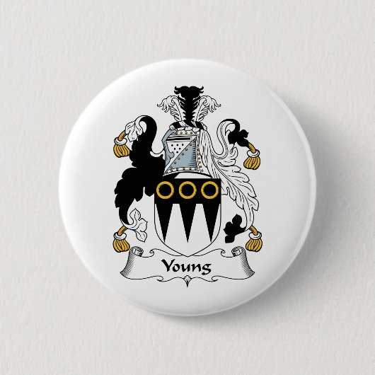Jong CREST van de Familie Ronde Button 5,7 Cm (Voorkant)