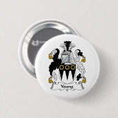 Jong CREST van de Familie Ronde Button 5,7 Cm (Voorkant /achterkant)