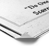 Jong Eleanor Roosevelt doet iets angstaanjagends Poster (Hoek)