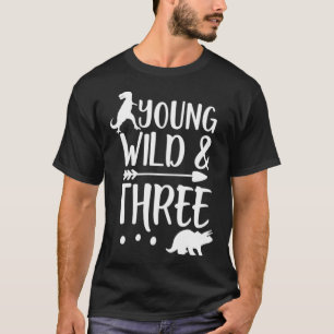 Jong en grappig piratenschip grappig zegt grappig t-shirt