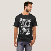 Jong en grappig piratenschip grappig zegt grappig t-shirt (Voorkant volledig)
