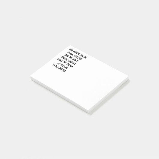 Jong en leuk post-it® notes (Schuin)