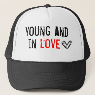 jong en verliefd trucker pet