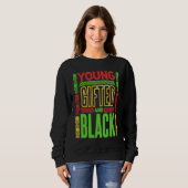 Jong en zwart Black History Month 1 Trui (Voorkant volledig)