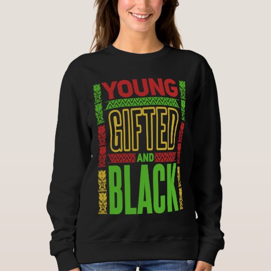 Jong en zwart Black History Month 1 Trui (Voorkant)