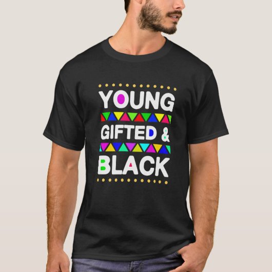 Jong en zwart  Black Pride kostuum T-shirt (Voorkant)