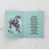 JONG FOOTBALL VERJAARDAG KAART (Binnen)