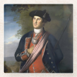Jong George Washington portret Glazen Onderzetter