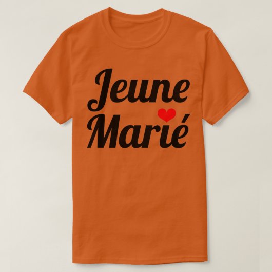Jong getrouwd man t-shirt (Design voorkant)