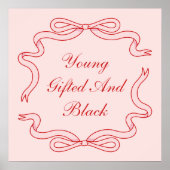 Jong, Gifted and Black Poster (Voorkant)