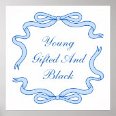 Jong, Gifted and Black Poster (Voorkant)