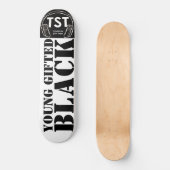 JONG GIFTED & BLACK Skateboard (Voorkant)