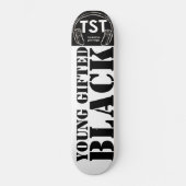 JONG GIFTED & BLACK Skateboard (Voorkant)