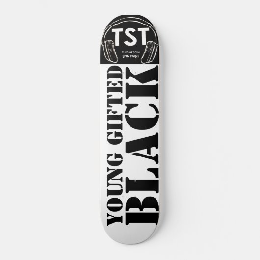 JONG GIFTED & BLACK Skateboard (Voorkant)