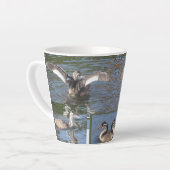 Jong Grebe Birds Design Latte Mok (Linkerhoek)