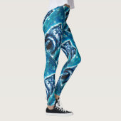 Jong Hondje in het blauw Leggings (Rechts)