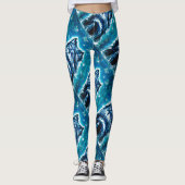 Jong Hondje in het blauw Leggings (Voorkant)