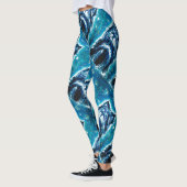 Jong Hondje in het blauw Leggings (Links)