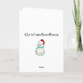 JONG IN JE LEVEN KERSTWENS FEESTDAGEN KAART (Achterkant)