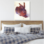 Jong konijn van Albrecht Durer, Renaissance-schild Canvas Afdruk (Insitu (Slaapkamer))