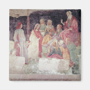 Jong Man begroet door de zeven liberale kunsten Magneet