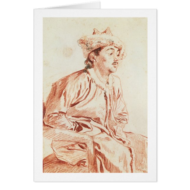 Jong Man in Oriental Costume (tekening) (Voorkant)