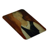 Jong Man met een zwarte vest, 1912 (olie op blik) Magneet (Rechterzijde)