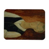 Jong Man met een zwarte vest, 1912 (olie op blik) Magneet (Horizontaal)