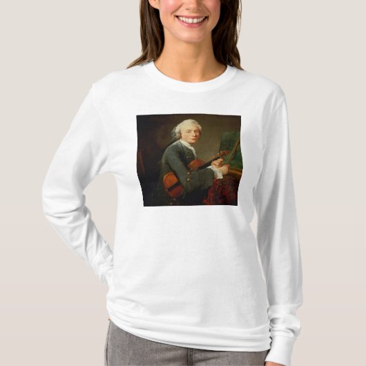 Jong Man met Violin T-shirt (Voorkant)